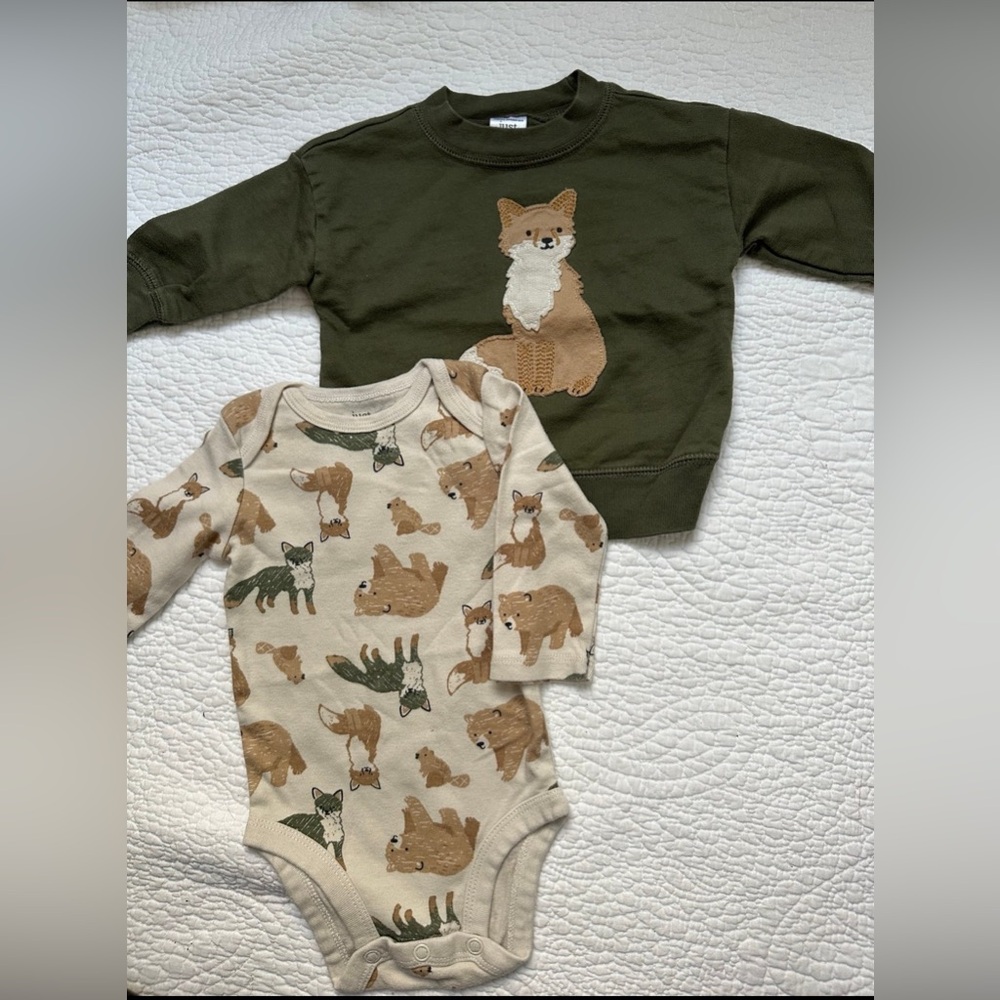 Baby Boy Onesie & Sweater